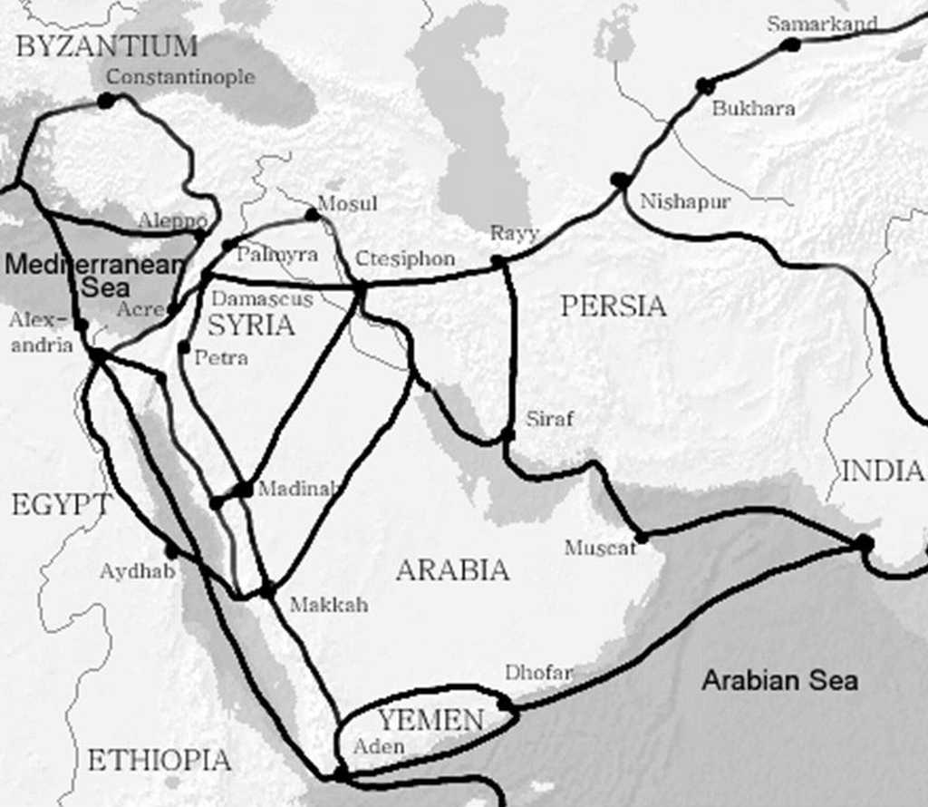 Trade Routes in the Early Islamic World